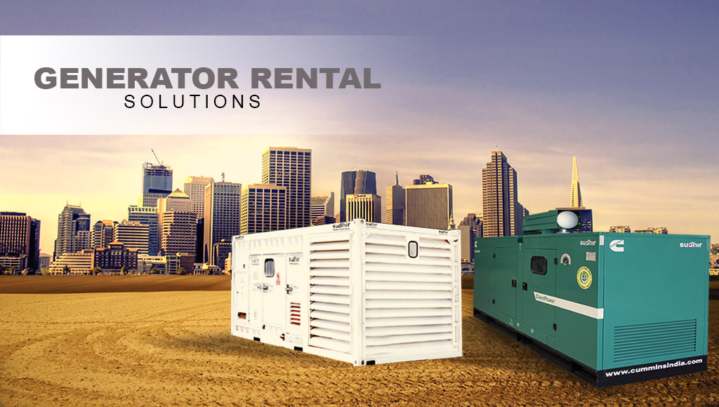 Generator rental service, hire genset in gurgaon