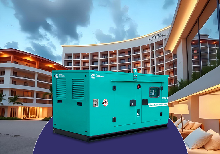 diesel generator for commercial building and hotels