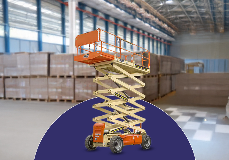 scissor lift on rent in Delhi